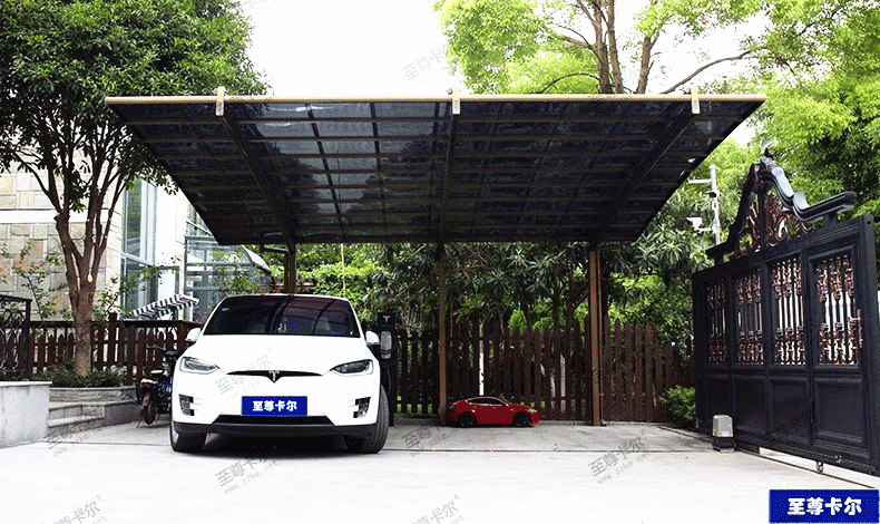圍觀丨庭院家用停車棚圖片（piàn）案例,美觀實用又大氣