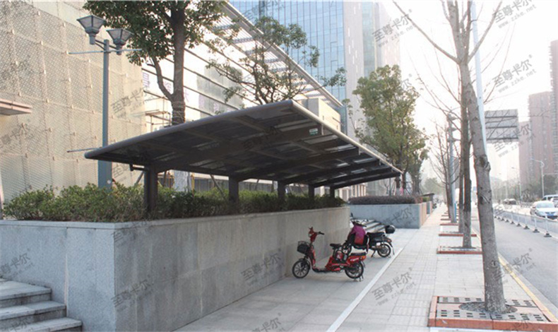 自行車棚類型有（yǒu）哪些？為何耐力板自（zì）行車棚更受歡迎？