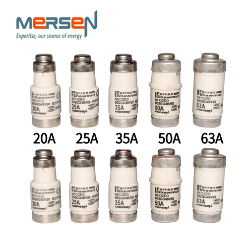 MERSEN熔斷器 D02GG40V20/V25/V35 D02GG40V40/V50/V63