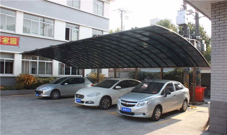 閔（mǐn）行區友誼村鋁合金車（chē）棚工程