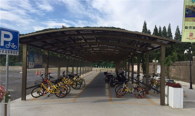 【八裏河景區】免費測量設計（n字形車棚（péng））