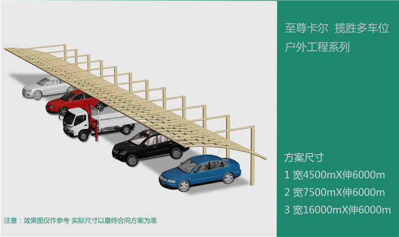 汽車停車（chē）棚常規尺（chǐ）寸大小