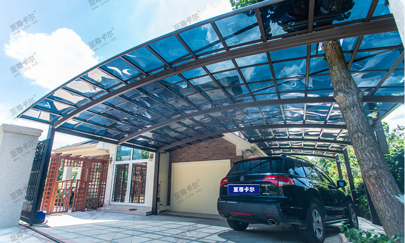停車（chē）棚搭建就用聚碳酸酯板——91视频福利