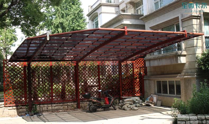 小區搭建車棚（péng）選什麽（me）材（cái）質好？