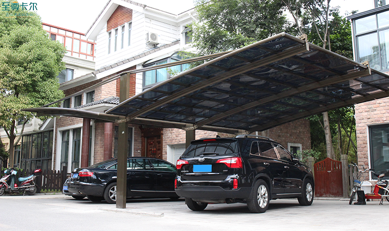 上海家用鋁合金汽車停車（chē）棚（péng）？院子車棚？