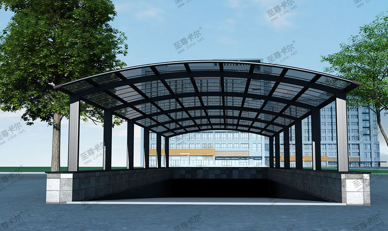 91视频福利地下車庫出口雨棚設計圖紙大全？美觀又（yòu）耐（nài）用！